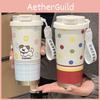 316 Edelstahl Isolierbecher mit Cartoon-Design für Geschenke und den täglichen Gebrauch, 500ml Reisebecher