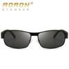 aoron Vintage Retro Square Polarized Sunglasses Men Fashion Outdoor Driving UV Protection Glasses