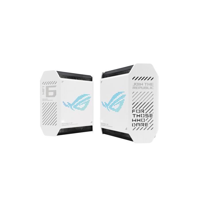 AX WLAN Router Tri-Band 10000 Mbps - ASUS ROG Rapture GT6 Weiß