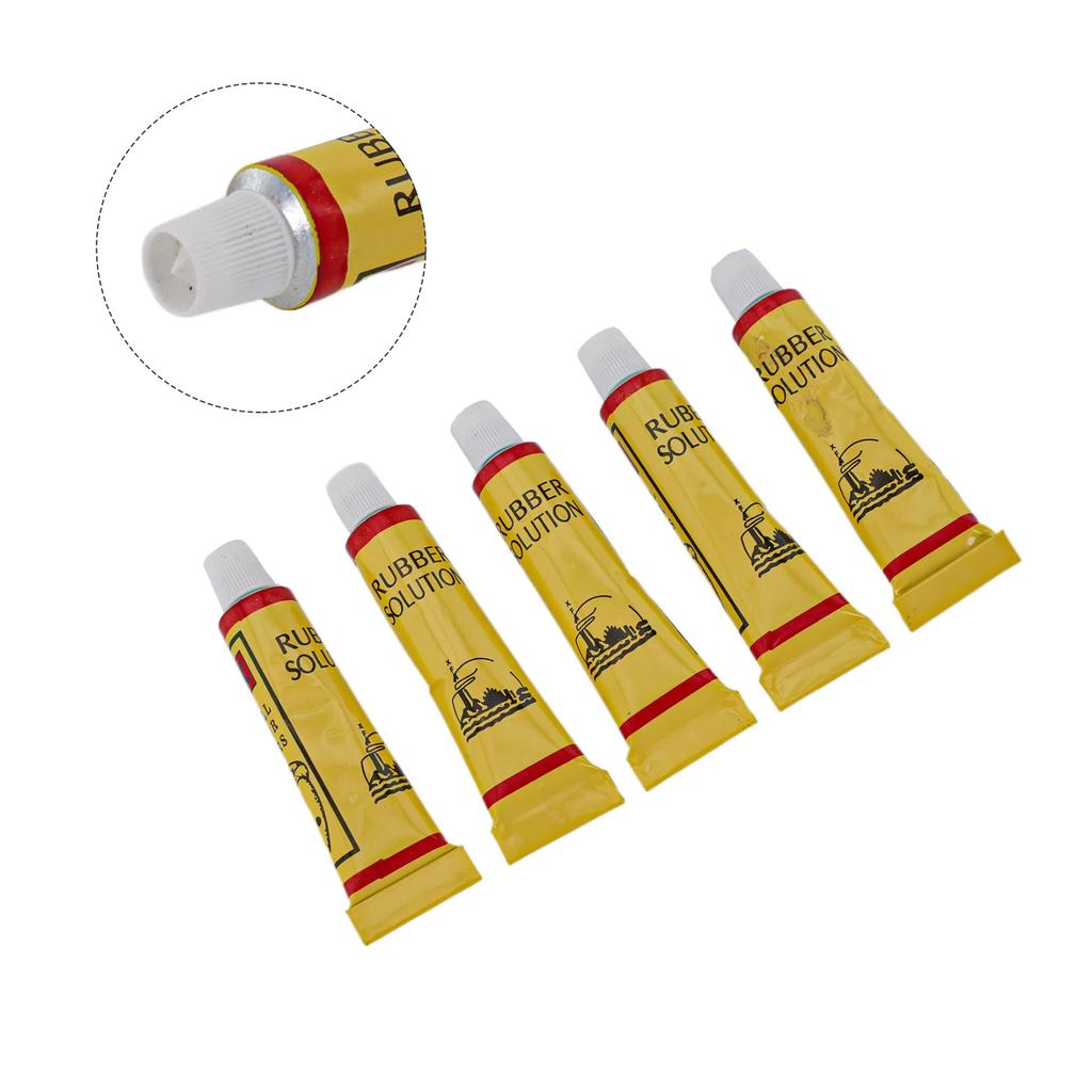 5Pcs Tire Repair Glue For Bicycle Motorcycle Tires Tube Patching Glue Cement Adhesive Puncture Tire Repair Tools Cycling Car