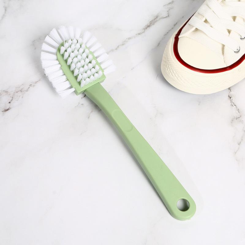 1Pcs Durable and Multifunctional Five Sided Shoe Washing Brush for Household Use Non Damaging Shoe Brush Long Handled Shoe Brush
