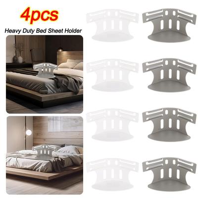 4Pcs/set Non-slip Heavy Duty Bed Sheet Holder Bedsheet Grippers Fixed  for Quilt Fixing Tool