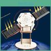 Funny Simulated Wooden Artificial Satellite Assembly Model Children Toy Set For Students