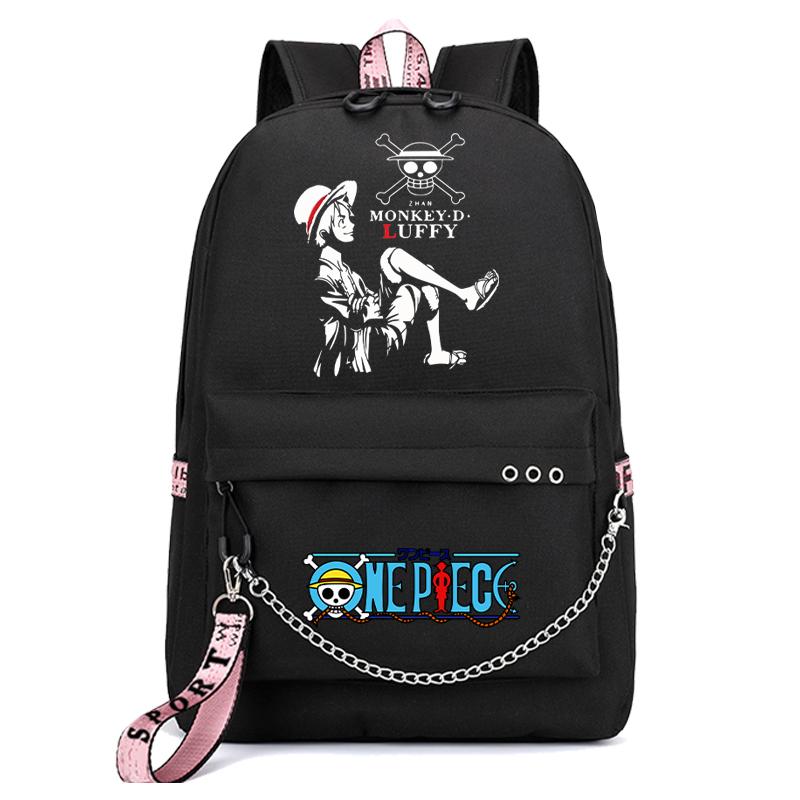 

Аниме One Piece мультфильм водонепроницаемая сумка легкий унисекс рюкзак принадлежности канцелярские принадлежности для девочек мальчиков подростков мужчин женщин сумка для отдыха рюкзак Mochila