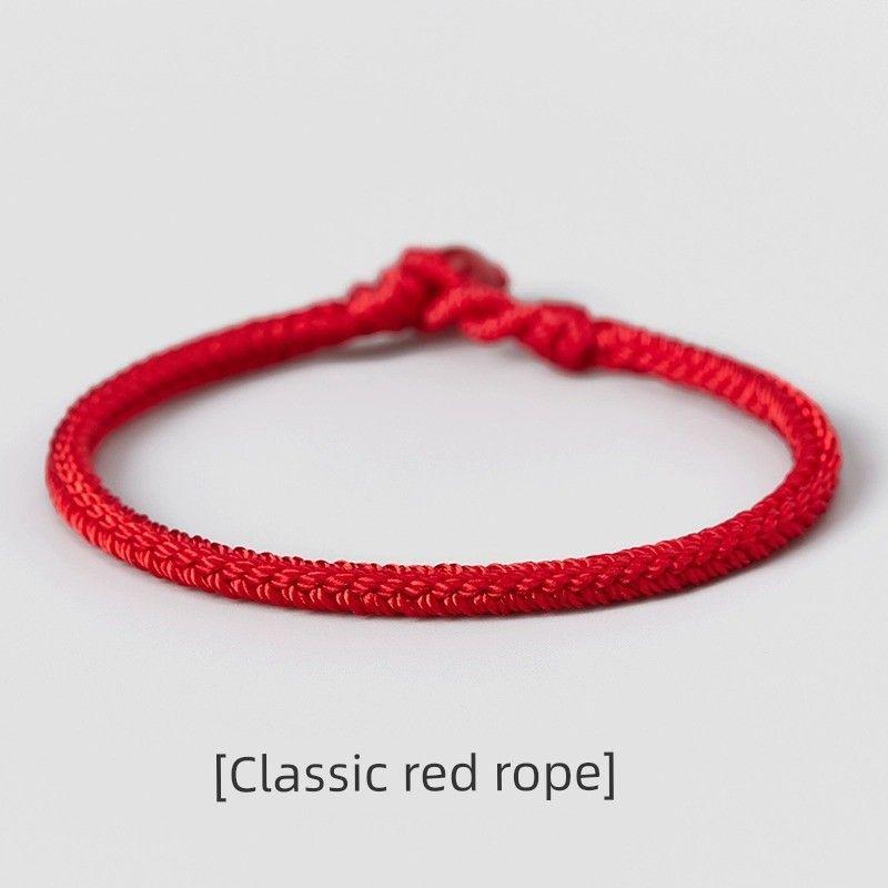 

Гора Путо Змеиный год Этот животный год Красный веревочный браслет Красный ручной ремешок Шарм Змея Плетеная веревка Удача Красный ручной ремешок Женский Мужской Classic red rope [20cm]