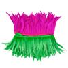 2M Färgade Tupp Stjärtfjädrar Kantband DIY Hantverk Karneval Sömnad Kostym Dekor Kyckling Plumas Bröllop Damklänning 25-30cm