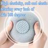 Exfoliating Shower Brush with Suction Cup - Massage Bath Ball Sponge, Wall-Mounted Loofah for Men and Women, Random Color