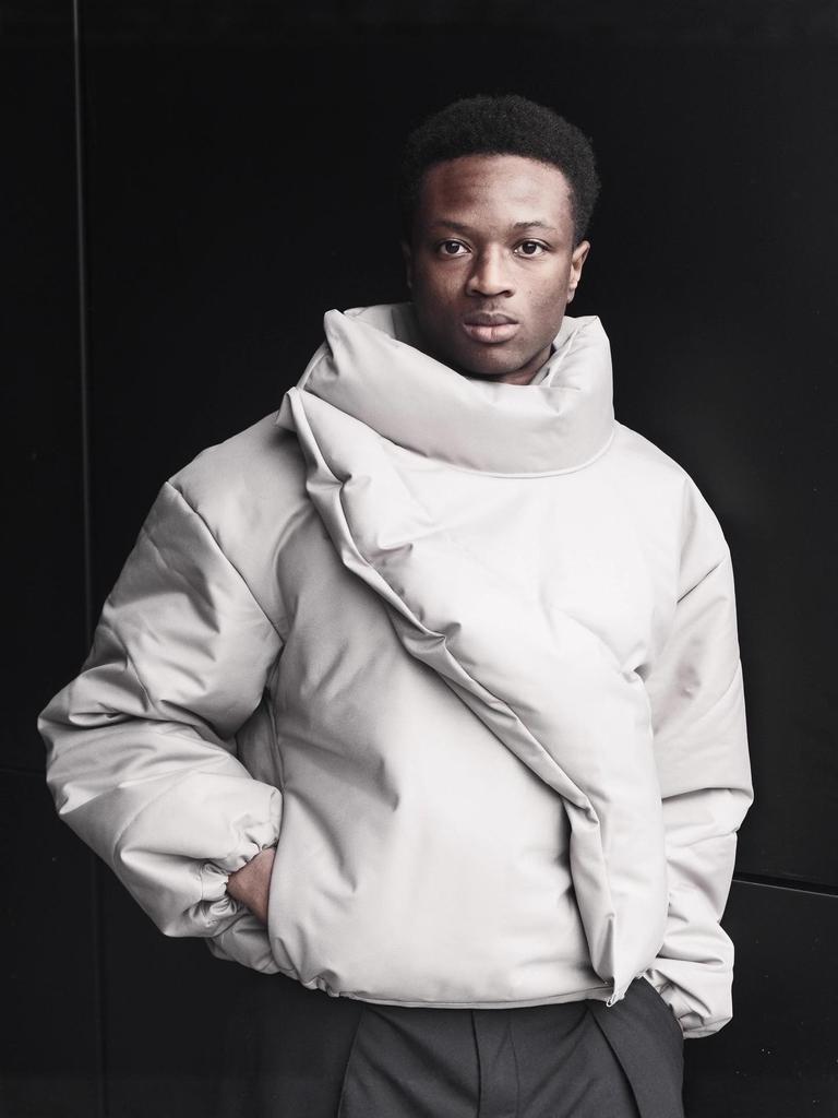 Trendige Unisex Hip-Hop Harajuku Stehkragen Unregelmäßige Baumwolljacke mit Europäischem Design