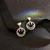 Earrings  Smiling Face  Earrings  New Style  Love  Earrings  Earrings  Women's Temperament  Painless Mosquito Coil Ear Clips