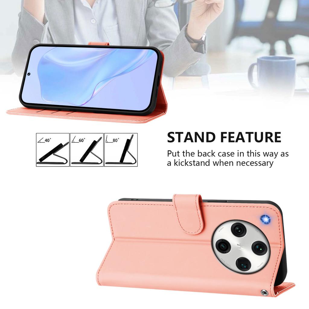 Solid Color Luxury Magnetic Leather Flip Wallet Case for OPPO Find X8 Pro X7 Ultra X6 X5 Lite K13 Turbo K12x, Protective Cover