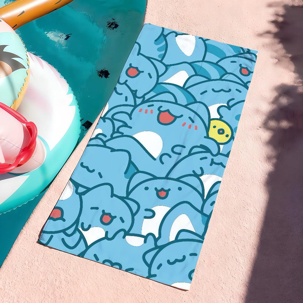 Cartoon cute Bugcat Capoo Towel Drying Bath Towel Applicable To Light Swimming Camping Yoga Beach Out