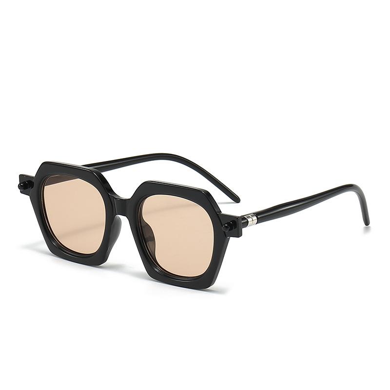 Pc Frame Polygon Vintage Sunglasses Women Men Square Sun Glasses Retro Eye Glasses Goggle for Male Female Rectangle Sunglasses