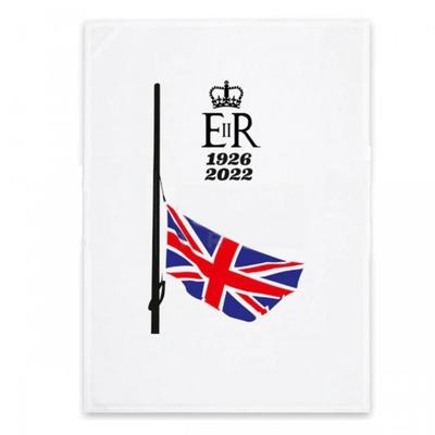 Queen Elizabeth II Half Mast Tea Towel