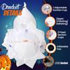 1/2/4PCS Halloween Inflatable Decoration  Outdoor Spooky Horror Halloween Party Glowing Ghosts  LED Rotating Fire Flame Lights
