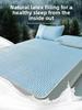 Summer Latex Cool Mat Ice Silk Bedding Single Student Dormitory Bed Sheet Cooling Sensation Mattress Cover Folding Style
