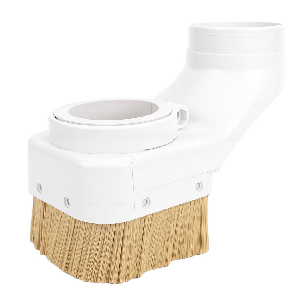 75mm Spindle Dust Shoe CNC Dust Cover and Brushes for Router Engraving Machine White