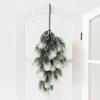 1pc Artificial Plant Pine Needle Plastic Christmas Tree Door Hanging Wreath Home Outdoor Garden Wall Diy Wedding Decor Accessory