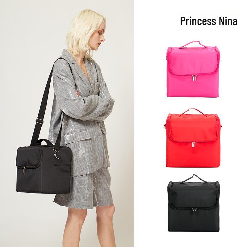 

Multi-Layer Cosmetic Bag and Tool Box for Makeup, Nail Art, Beauty, and Tattoos