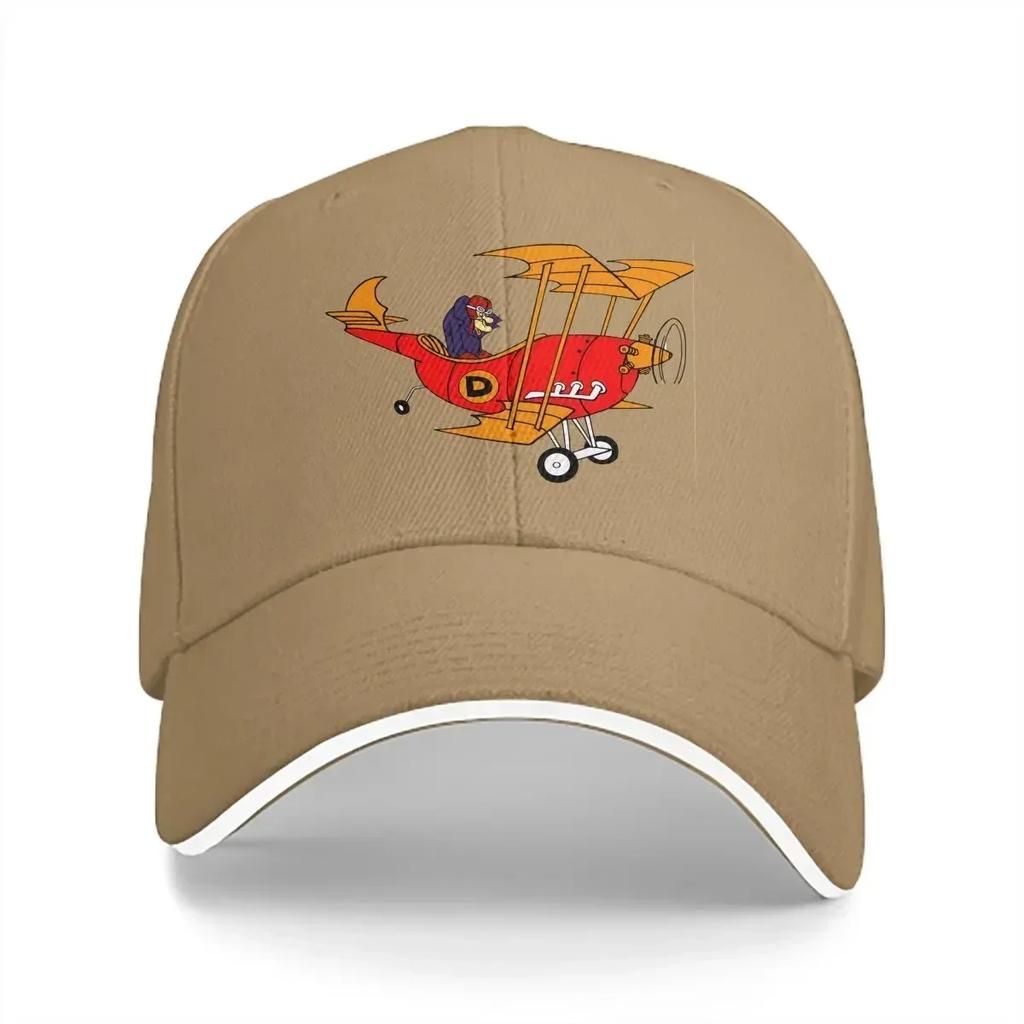 Washed Unisexs Baseball Cap Dastardly Sports Snapback Caps Dad Hat Wacky Races 60s Cartoon Hats