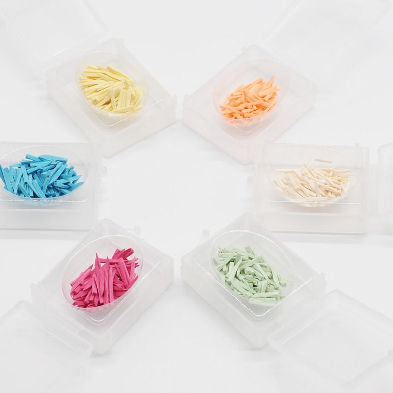 100Pcs Multicolor Dental Wooden Wedges 5 Sizes For Endodontic Orthodontic Treatment Dental Lab Supplies