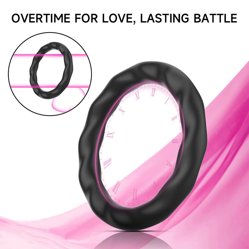 Silicone Lock Ring Male Lock Sperm Ring Penis Ring Ejaculation Delay Erection Rings Adult Sex Toys For Men Lock Sperm Trainer