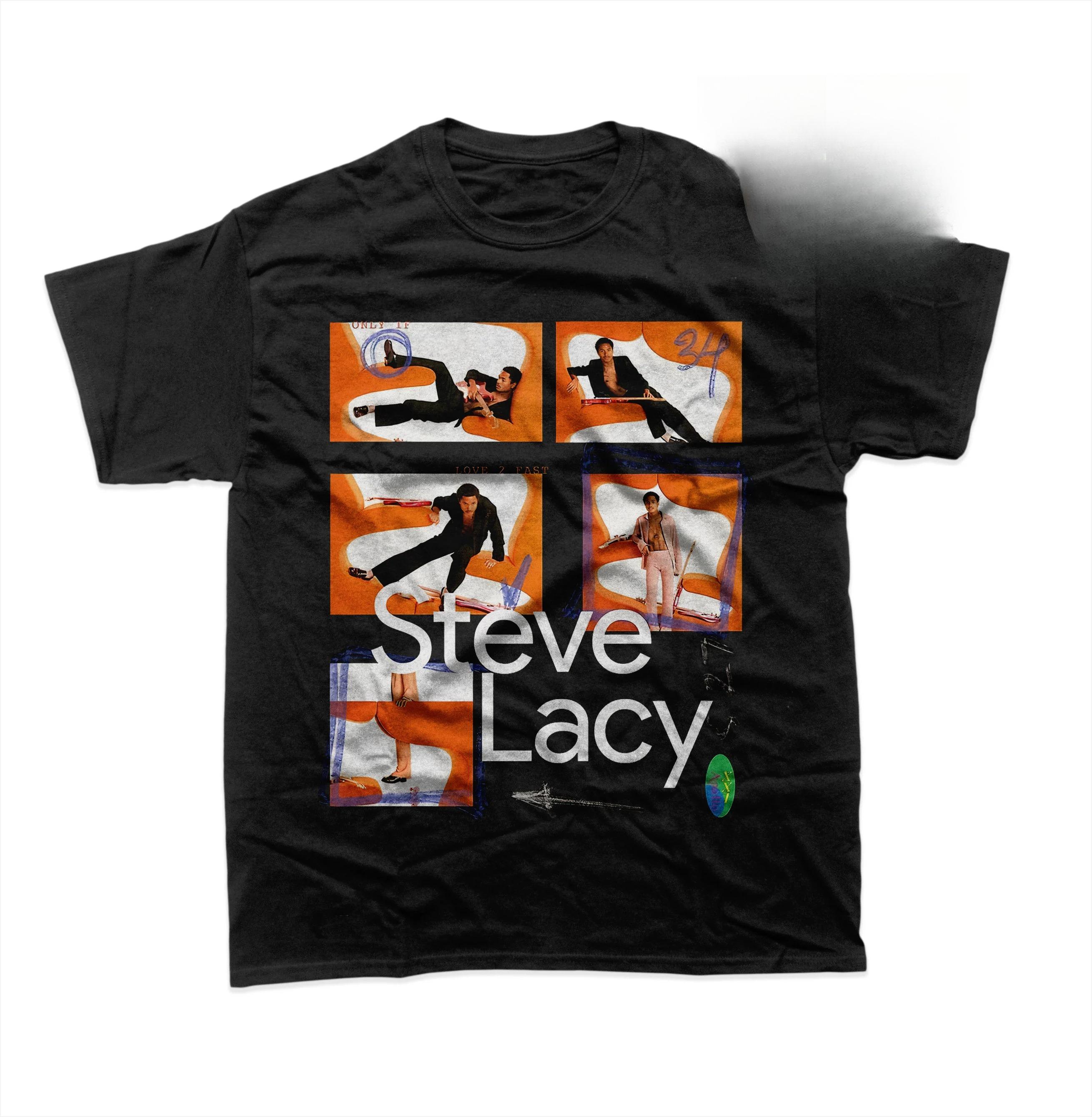 

Steve Lacey Unisex TShirt Apollo XX1 Album TShirt Music Graphic TShirt Pure Cotton Couple Style Shirt for All Seasons S