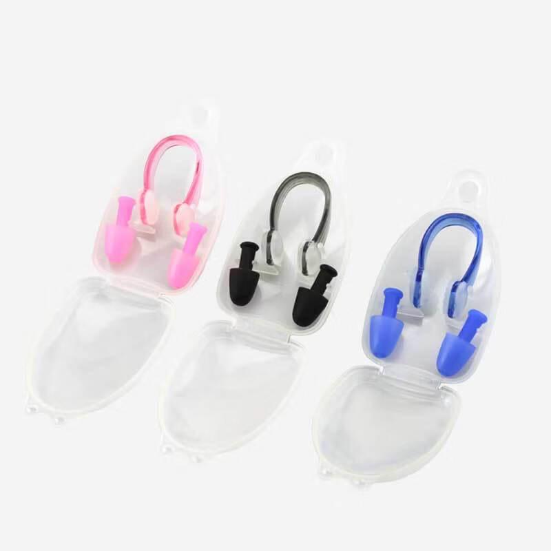 Waterproof Silicone Swim Nose Clip & Earplug Set