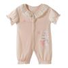 Beibeiyi Girls' Cartoon Print Short Sleeve Bodysuit