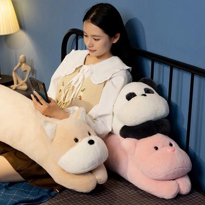 Panda Pig Dog Plush Toy Pillow Soft and Comfortable Cute Animal Image Birthday Companion Gift for Babies Child and Girl