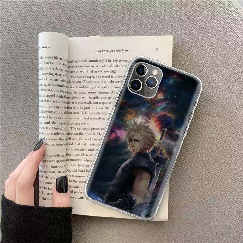 Final Fantasy VII Phone For Apple Iphone 12 13 Mini 15 Pro Max 11 Pro 14 Plus 16 Pro Max 16E Case Shell Cover Clear TPU Protect