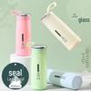 Trendy Portable Glass Water Cup with Custom Logo