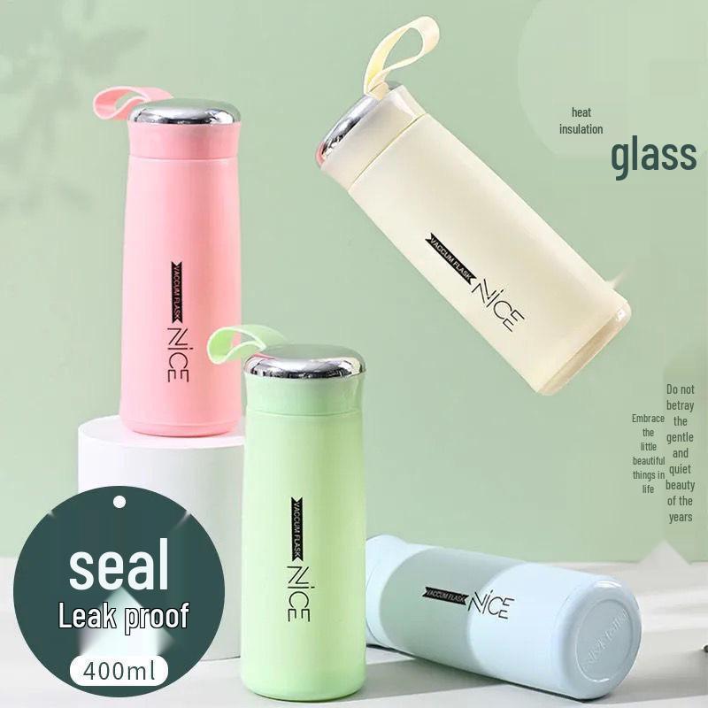 Trendy Portable Glass Water Cup with Custom Logo