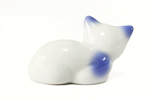 Haustier Buddhistischer Altar Zubehör, Mini Urne für Katzen, Blau, Arita-Keramik, zum Aufbewahren von Asche zu Hause, Nein. 4, AC-10