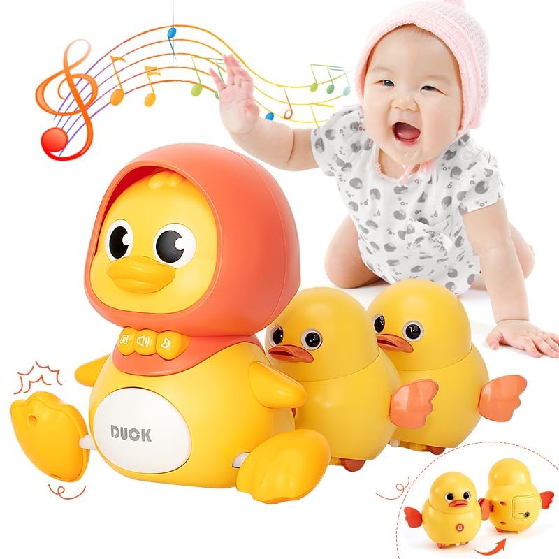 

Ycozy Baby Duck Toy - 0-1 Year Old, Educational Toy, Set of 3 Ducks (Family and Baby), Boys and Girls, Children s Toy, 3-6 Months, Moving Toy,