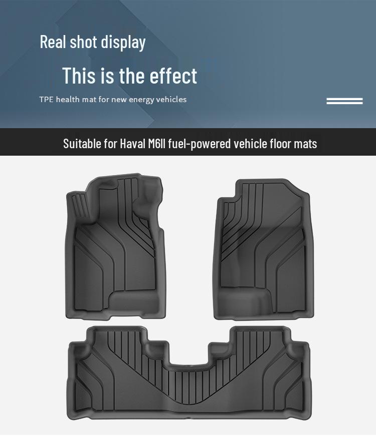 TPE Floor Mats & Trunk Liner for Haval M6II (2021-2025)