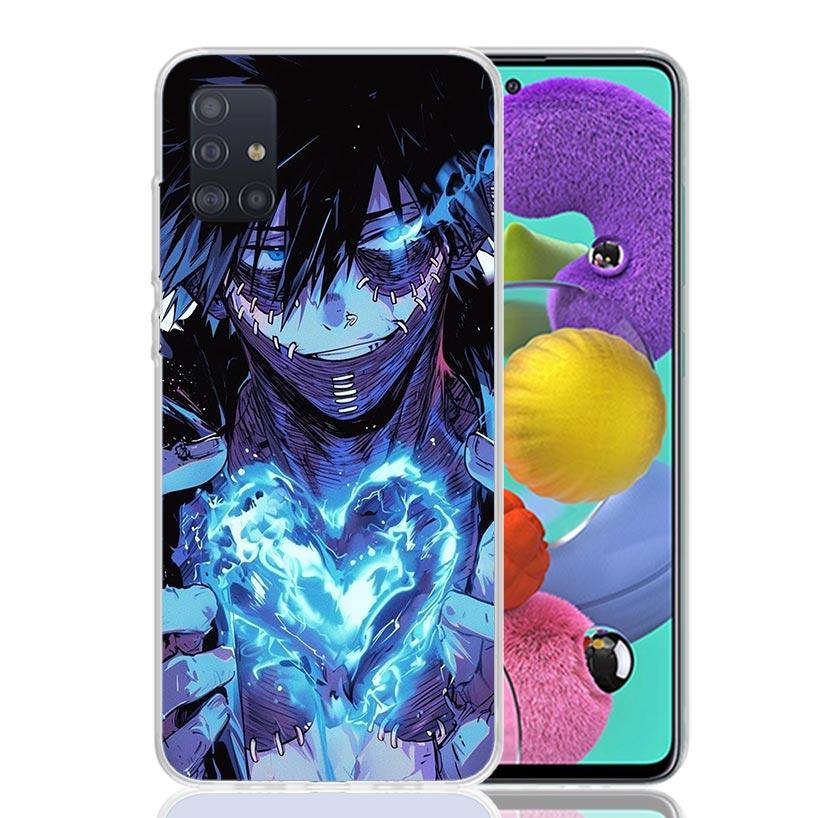 Dabi MHA My Hero A-Academy Phone Case For Samsung Galaxy A52 A32 A22 A12 A02S A50S A30S A51 A31 AA71 Note 20 Ultra 10 S10 Plus G