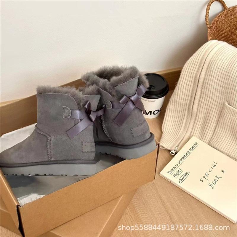 Henan Sangpo snow boots classic sheepskin fur integrated warm versatile