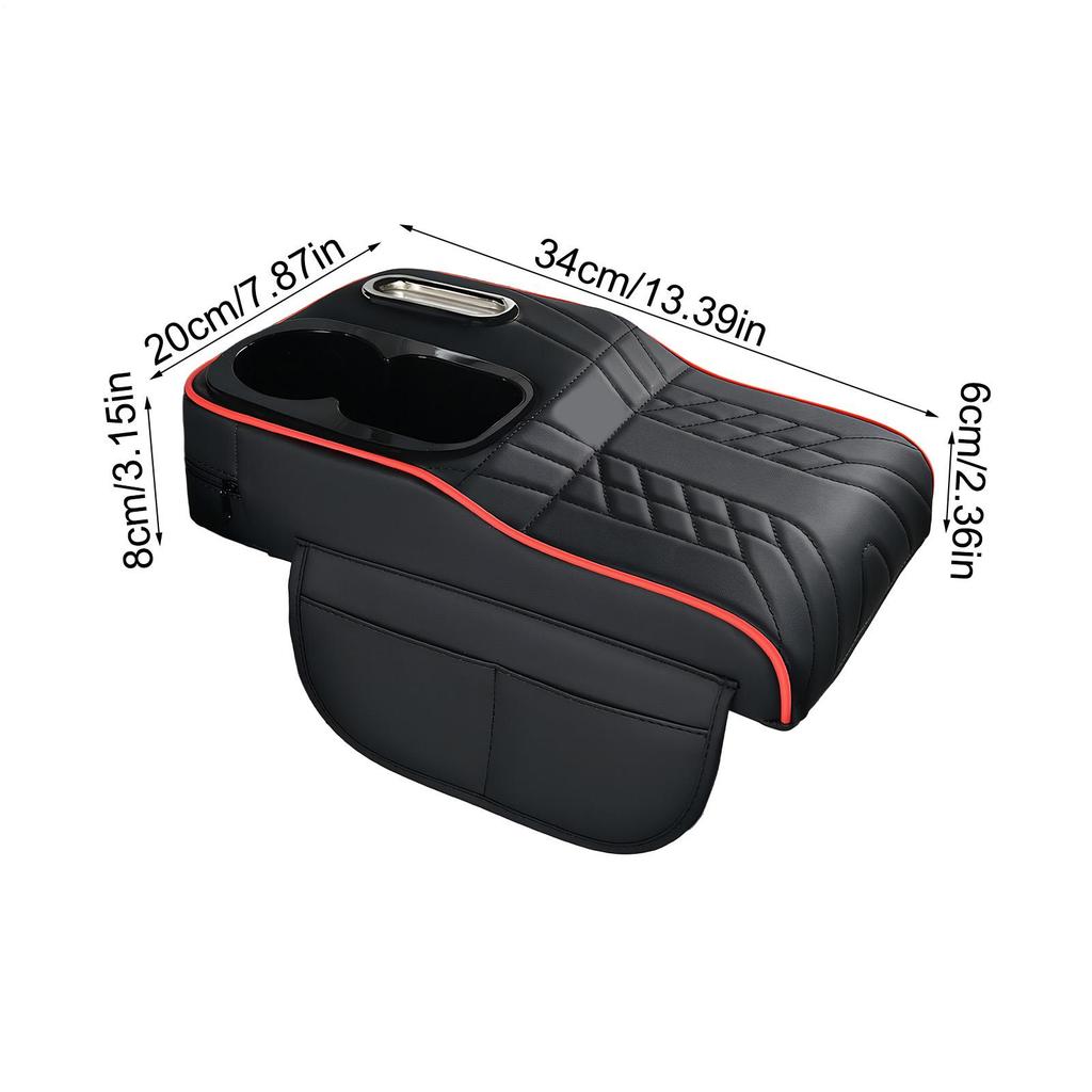 Kryt loketní opěrky středové konzole Víceúčelový organizér Podložka středové konzole do auta Držák na nápoje pro SUV Nákladní vůz Sedan Minivan Dojíždění