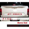 For 2018- F150 Tailgate erts Emblem Letters Matte Red Premium Design