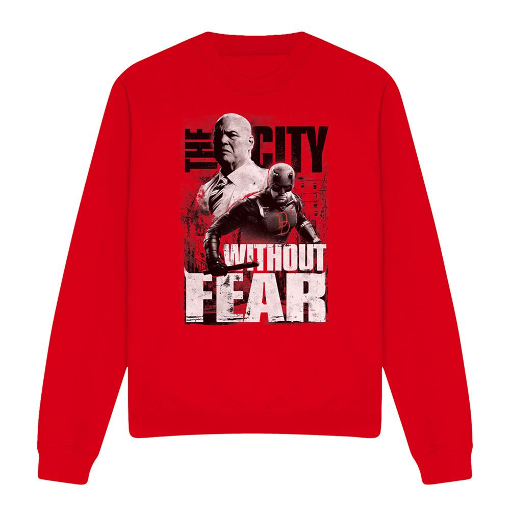 Daredevil Unisex Adult City Without Fear Murdock & Kingpin Sweatshirt