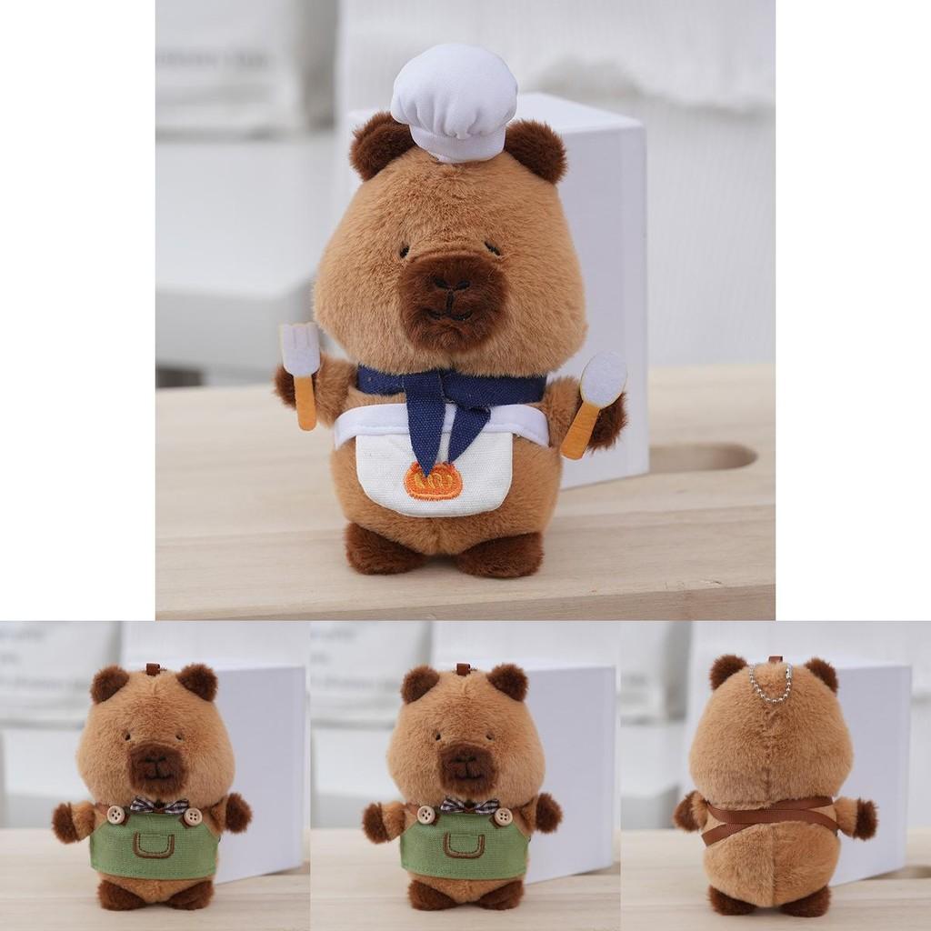 Delightful Capybara Stuffed Animal Keychain With Premium Pp Cotton Filling For Comfort