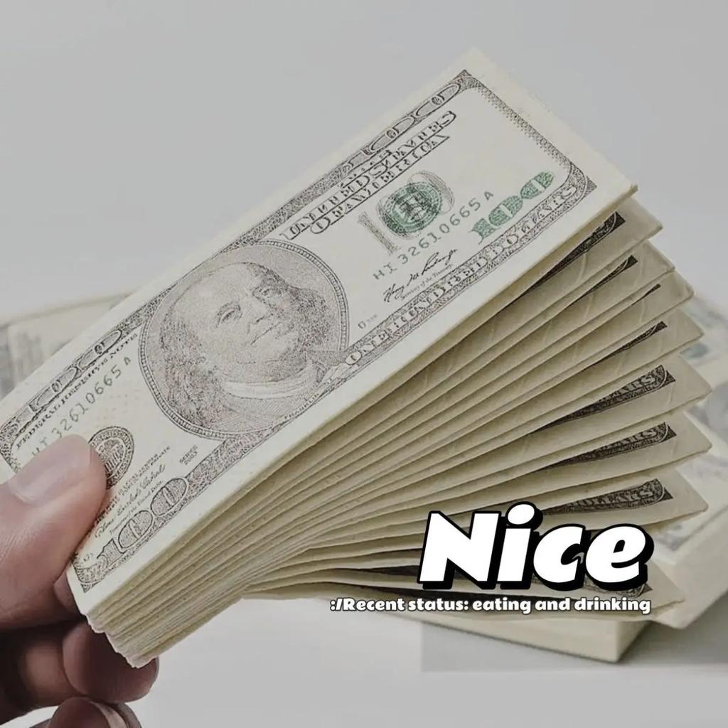 Creativo Simulazione Stampa Dollaro Carta Asciugamano Foglietto di Carta Polpa di Legno Grezza Tovagliolo Portatile Foglietto di Carta Tovagliolo Dollaro USA