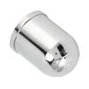 Qiilu Trailer Hitch Ball Cover Trailer Ball Coupler Head Cap Chrome Plated Protective Cover
