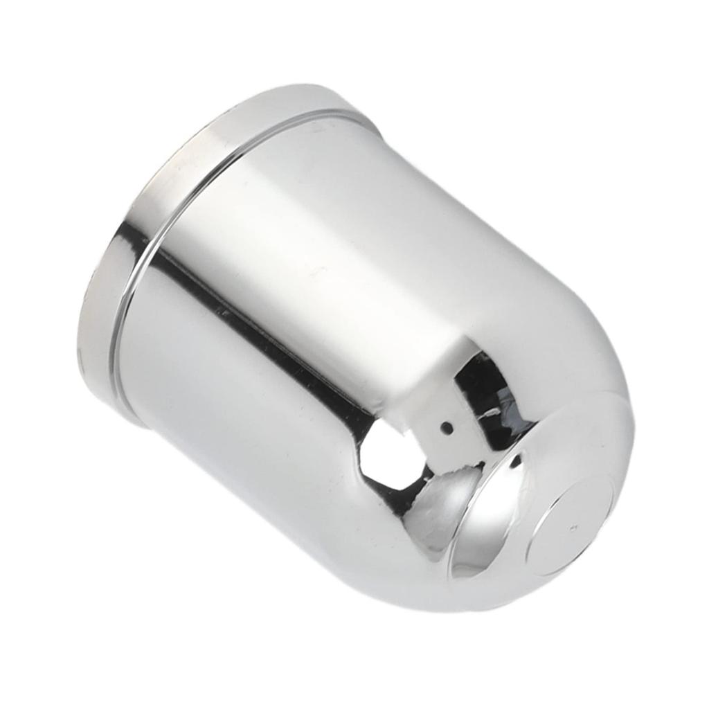 Qiilu Trailer Hitch Ball Cover Trailer Ball Coupler Head Cap Chrome Plated Protective Cover