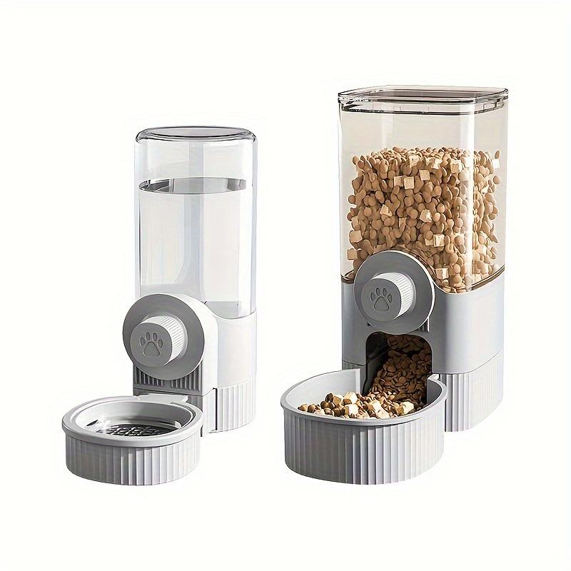 1pc/2pcs Hanging Automatic Pet Food Feeder/Water Dispenser, Large Capacity Gravity Dog Auto Feeder Waterer Set With Bowl For Cag