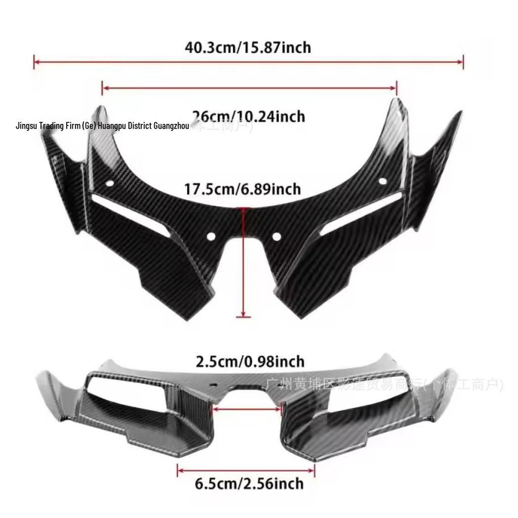 Kawasaki ZX25R 2020-2021 Beak Fairing Air Intake Wing Lip Deflector