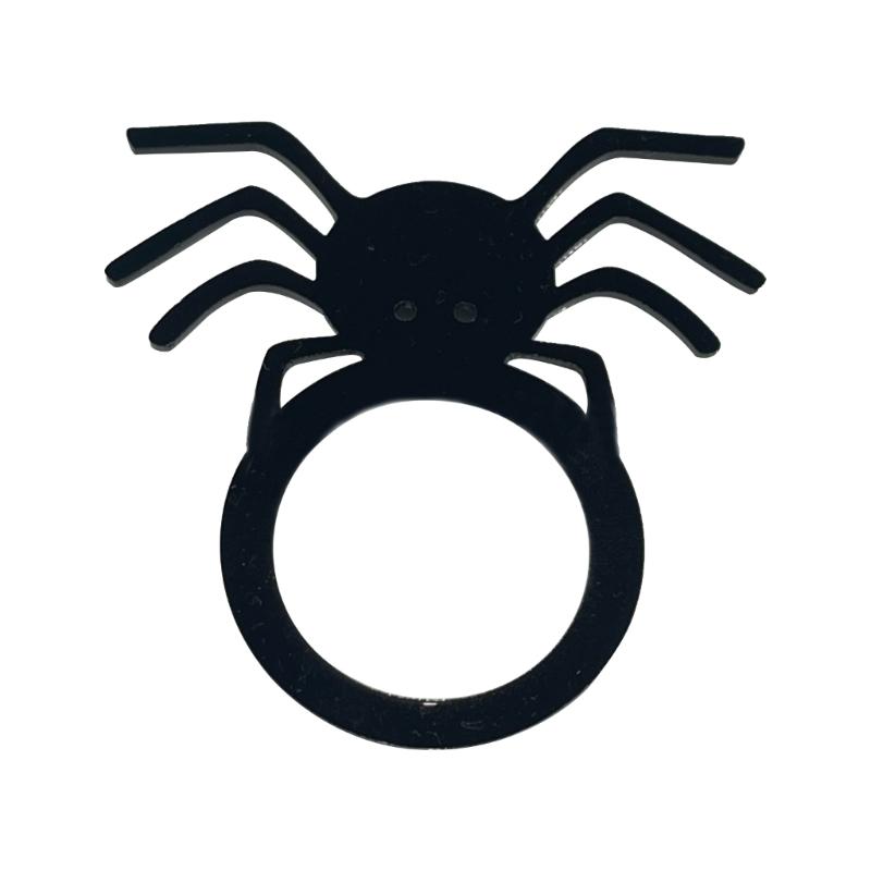 Unique Halloween Pumpkin/Bat/Spiders Shape Napkin Holder Witch Hat Napkin Rings Decorative Napkin Rings for Halloween