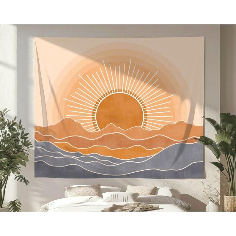 Bohemian style tapestry 75x100 чёрный