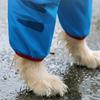 Impermeabile per Border Collie a Forma di Squalo Poncho Pioggia per Cani Grandi Husky Abbigliamento Impermeabile a Quattro Zampe per Esterno