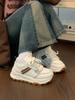 2 New soft-soled sports little white shoes women's original design sense versatile breathable couple dad shoes